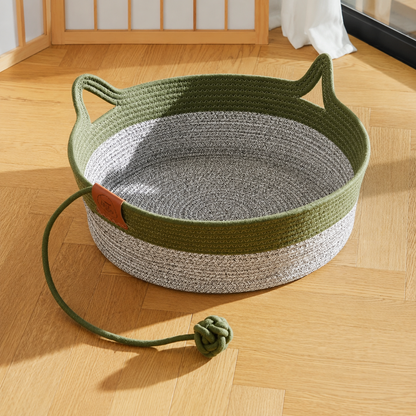 Panier-griffoir Instinct™ en corde naturelle