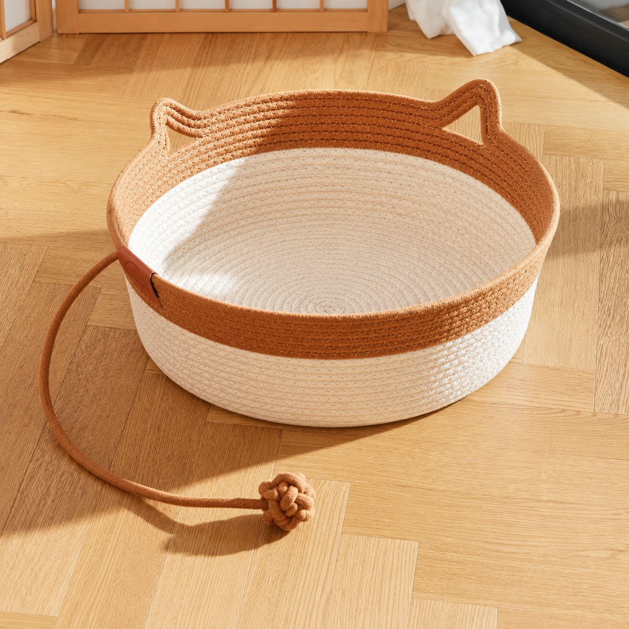 Panier-griffoir Instinct™ en corde naturelle