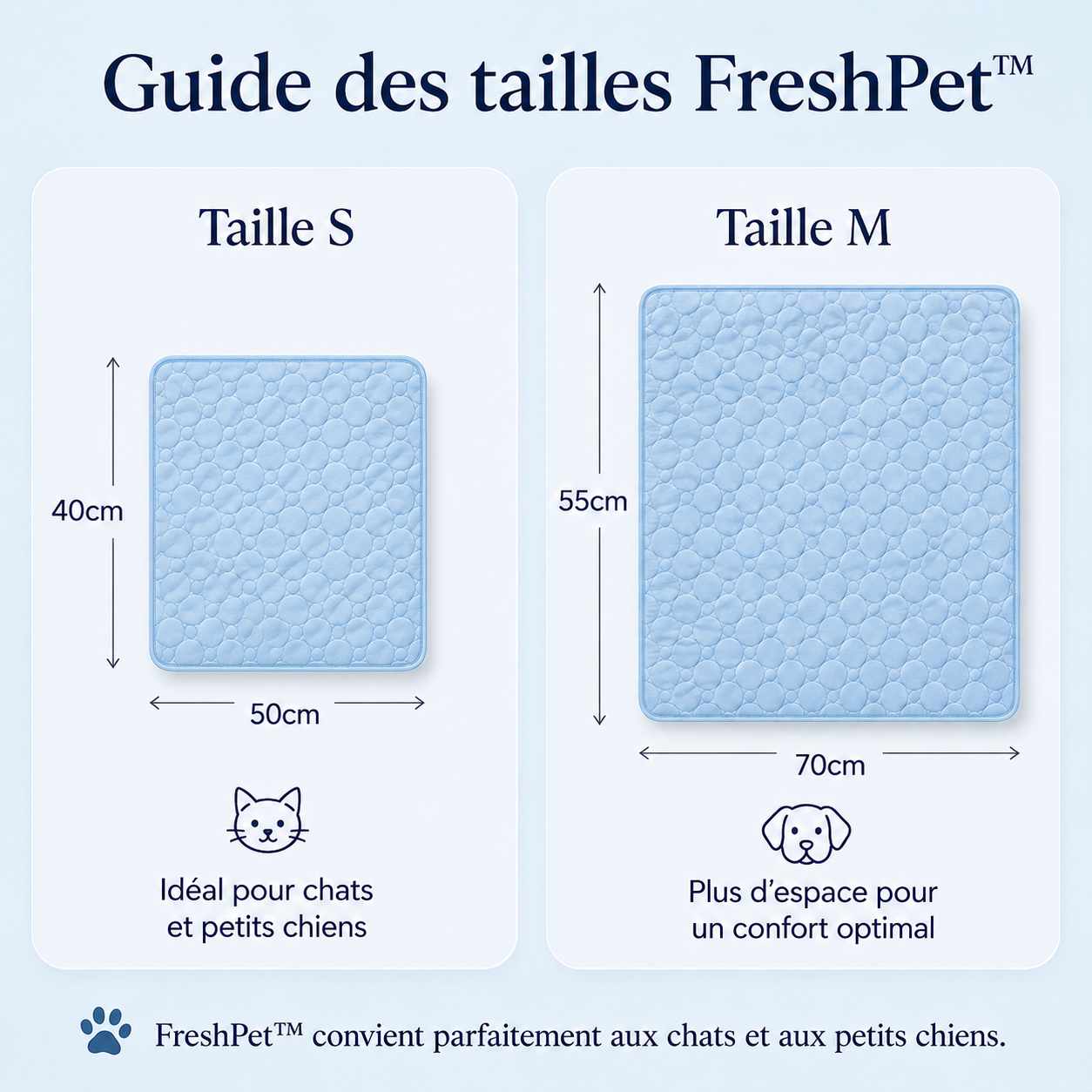 FRESHPET™ — Tapis rafraîchissant pour chats et chiens