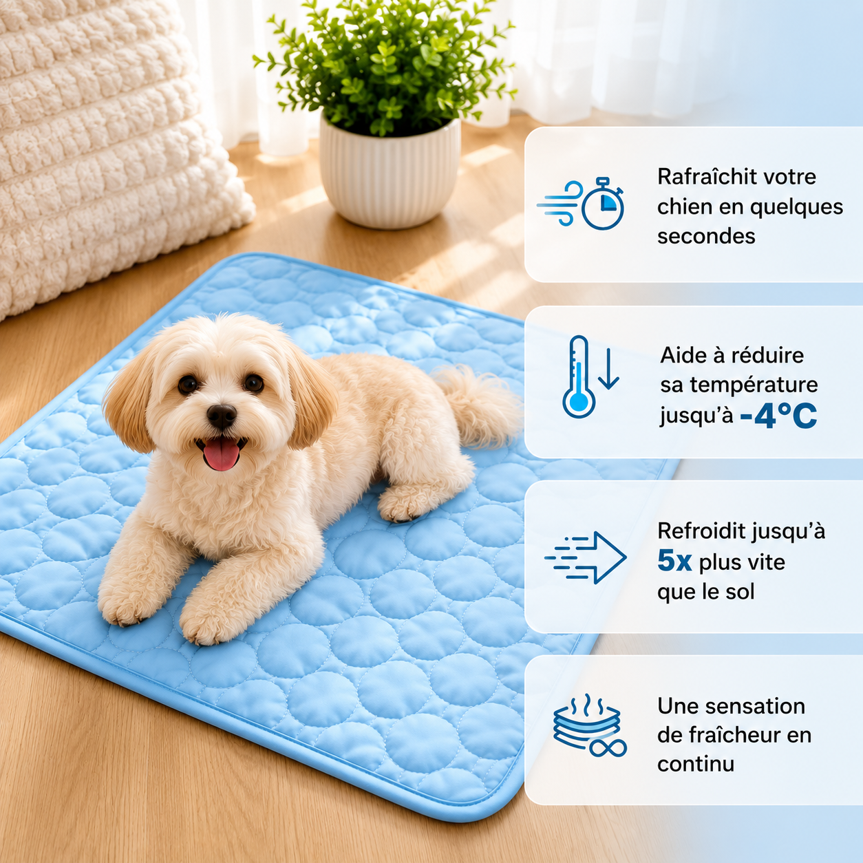 FRESHPET™ — Tapis rafraîchissant pour chiens