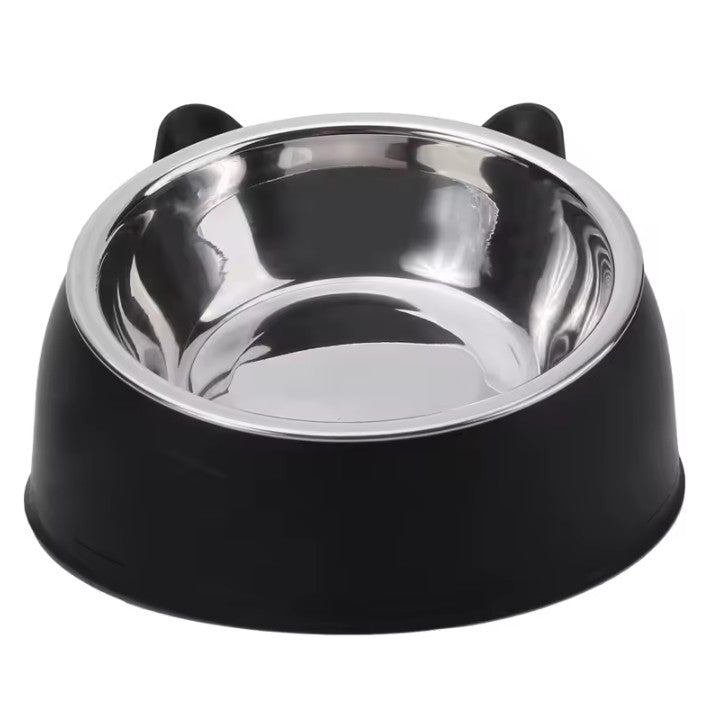 Gamelle Inclinée en Inox pour Chat – Ergonomique