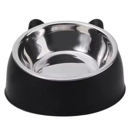 Gamelle Inclinée en Inox pour Chat – Ergonomique