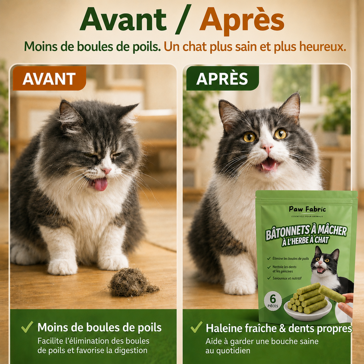 Cat Grass Chew Sticks