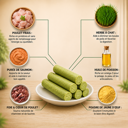 Cat Grass Chew Sticks