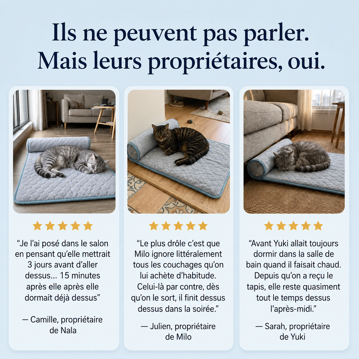 FRESHPET™ — Tapis rafraîchissant pour chats et chiens