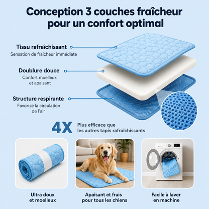 FRESHPET™ — Tapis rafraîchissant pour chiens