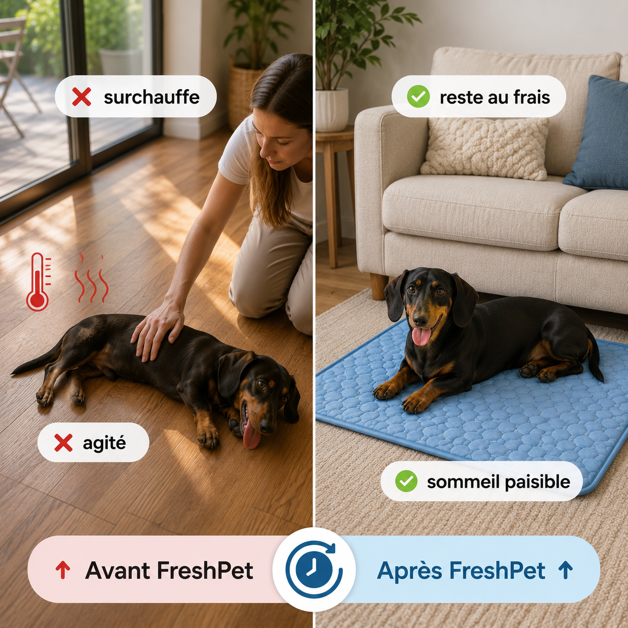 FRESHPET™ — Tapis rafraîchissant pour chiens