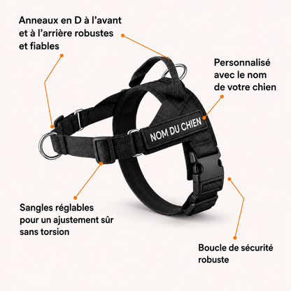No-pull dog harness