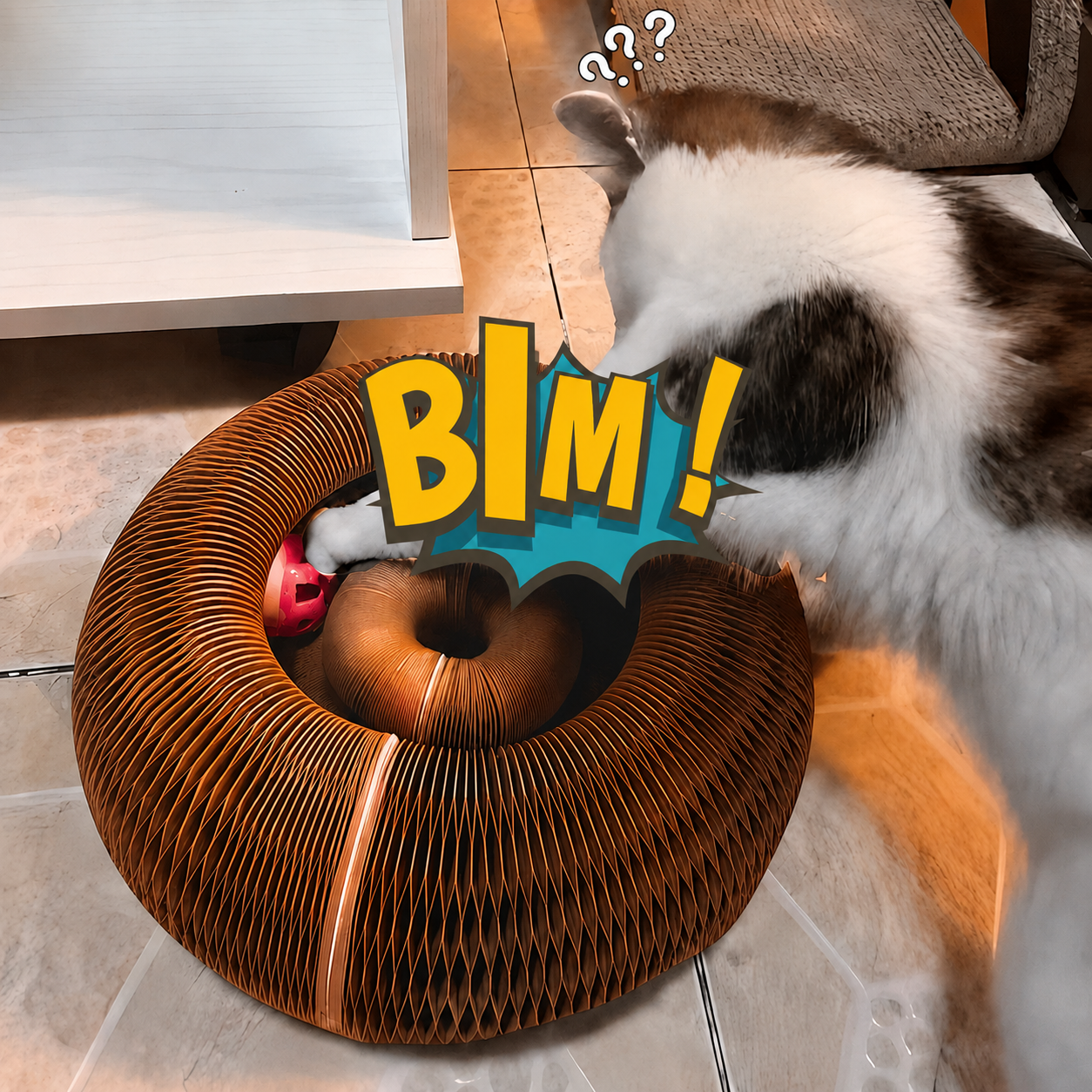 MiaouLoop™ | Griffoir interactif pour chats