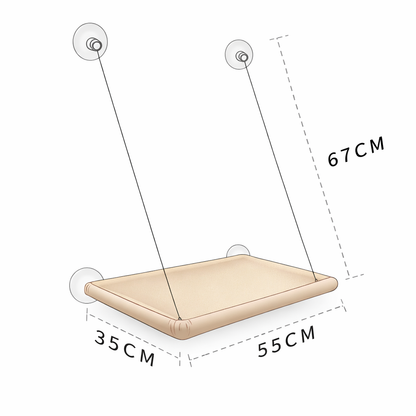 Hamac de fenêtre pour chat