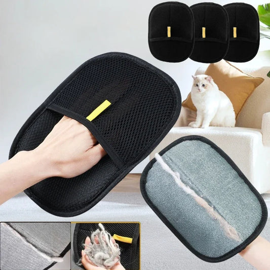 Gant de toilettage double-face pour chat