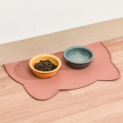 Tapis silicone à rebord pour gamelle