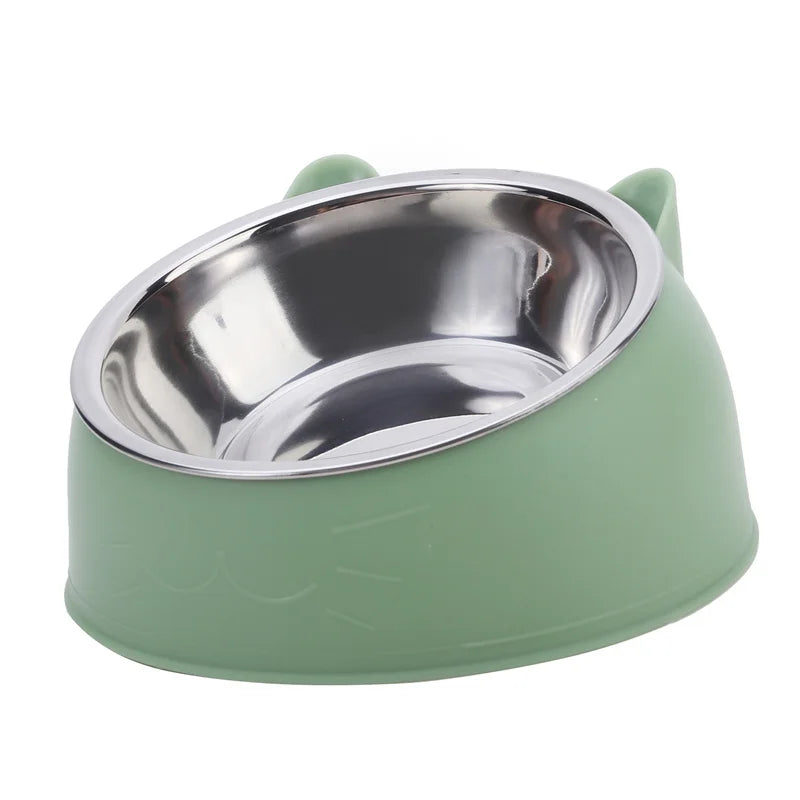Gamelle inclinée inox pour chat