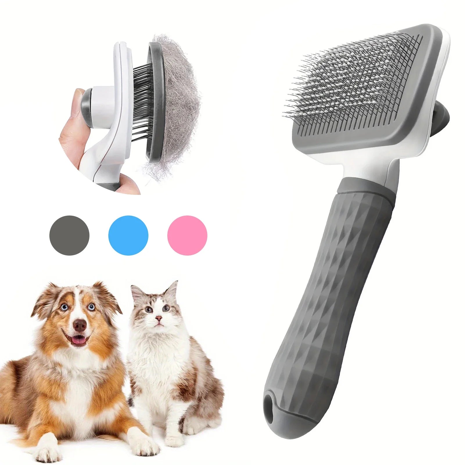 Brosse auto-nettoyante pour chat