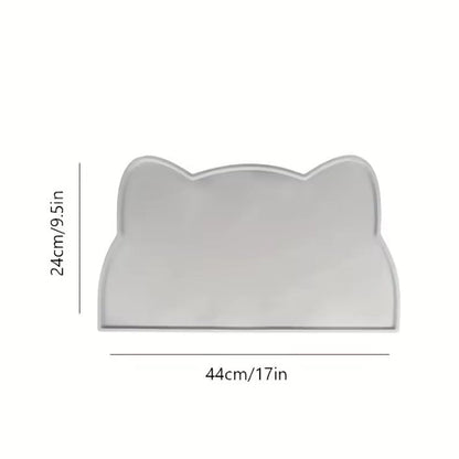 Tapis de Gamelle en Silicone à Rebord – Imperméable