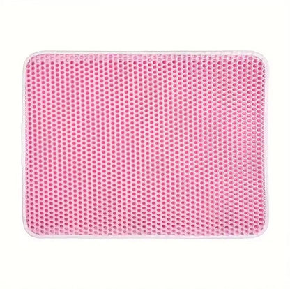 Grand Tapis de Litière Double-Couche – Anti-Dispersion